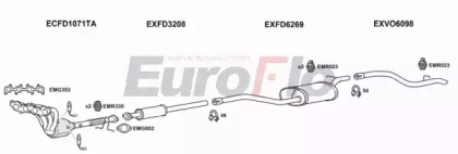 Система выпуска ОГ EuroFlo VOC3016 4001